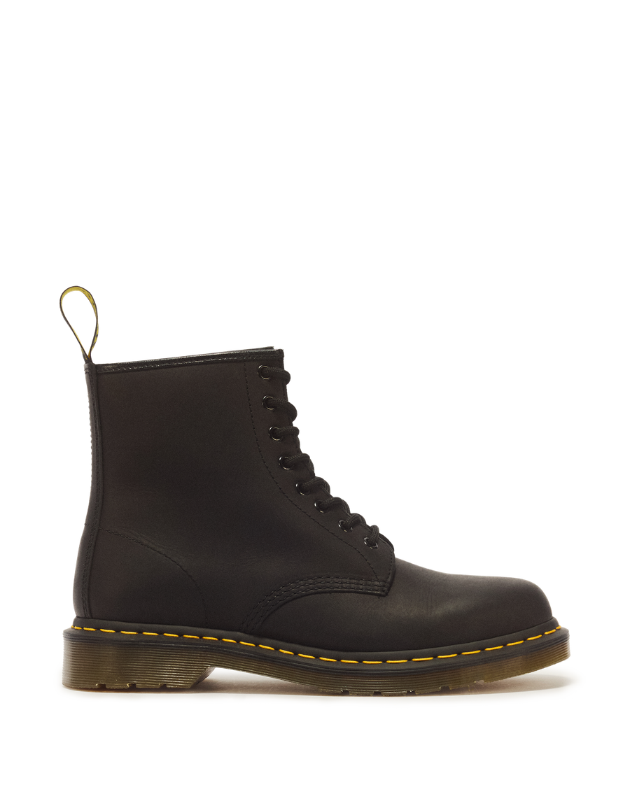 1460 Greasy Leather Lace Up Boots - view 1