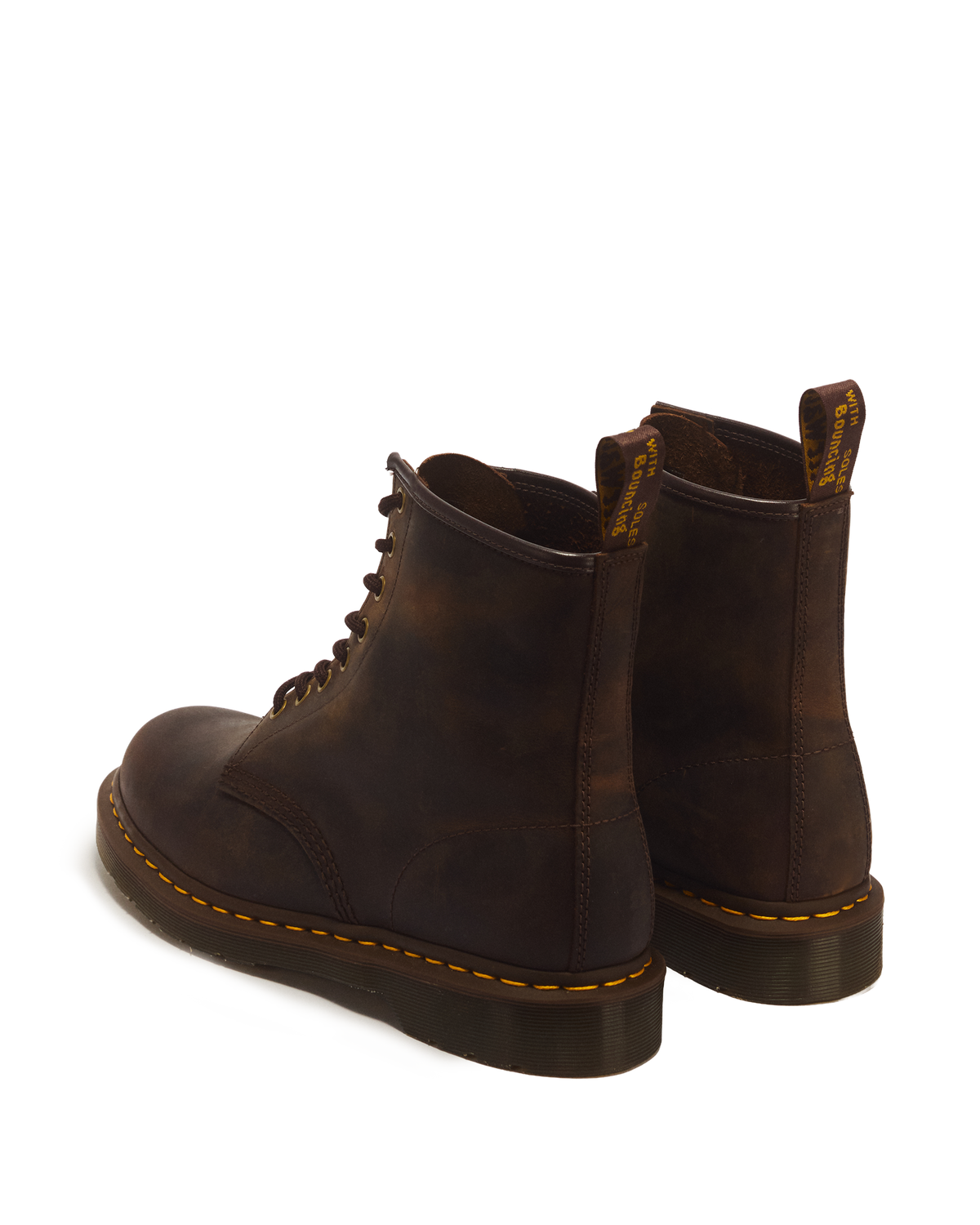 1460 Crazy Horse Leather Lace Up Boots - view 6