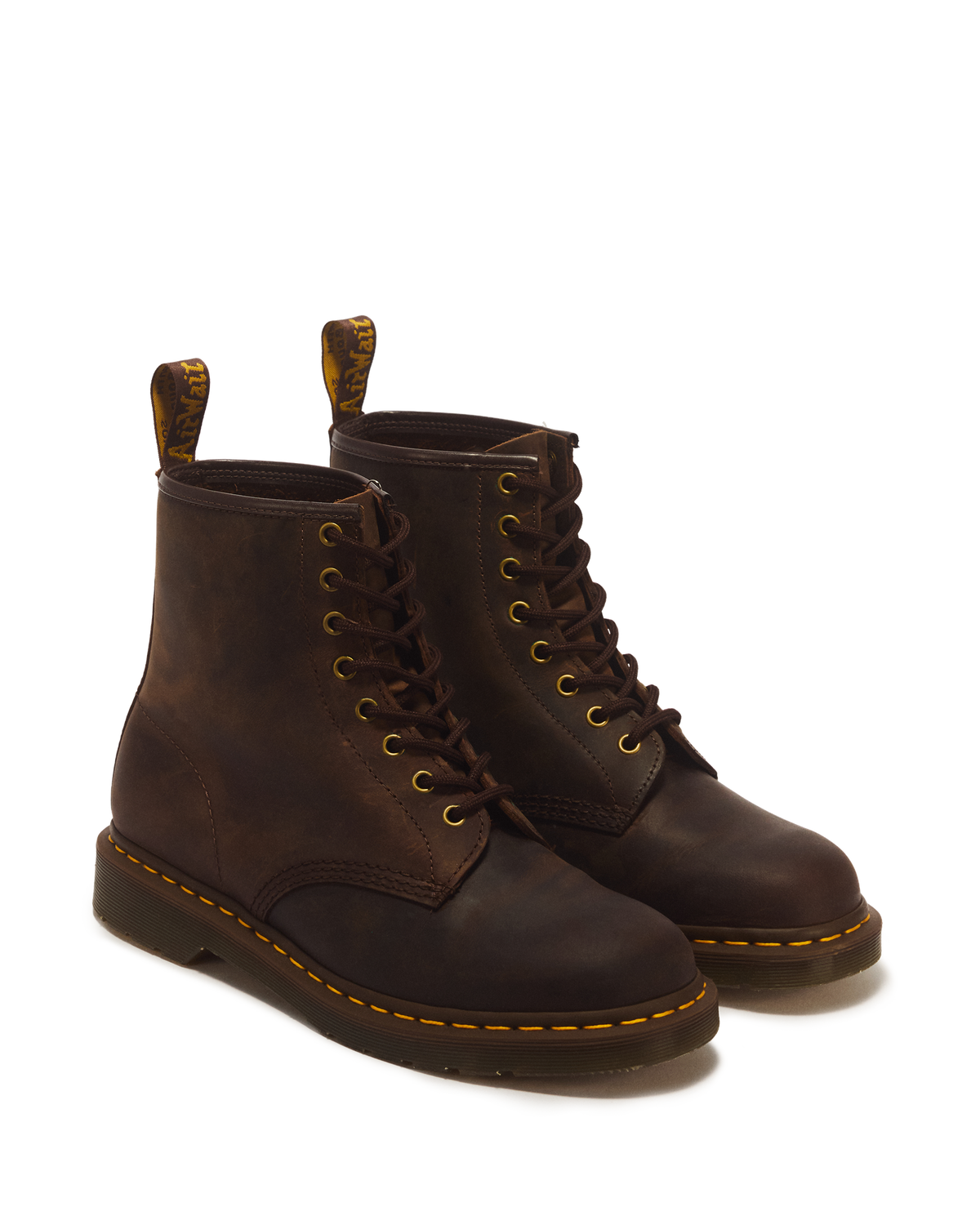 1460 Crazy Horse Leather Lace Up Boots - view 5
