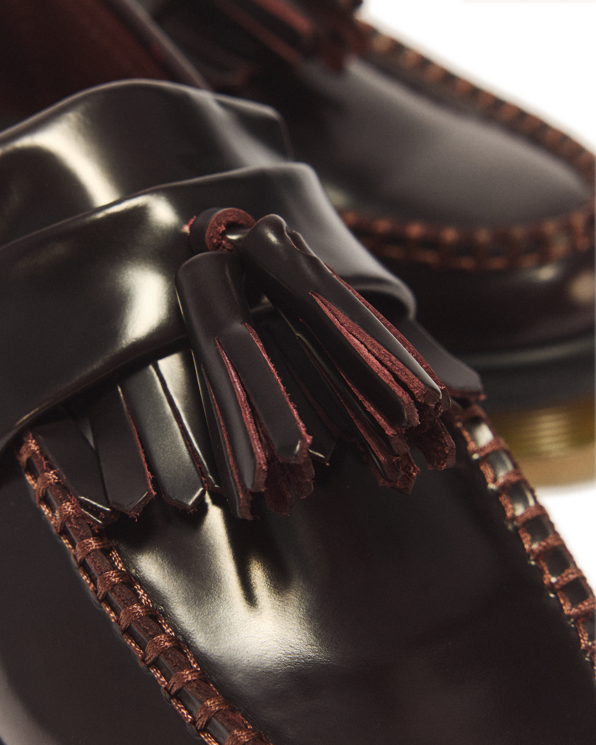 Adrian Arcadia Leather Tassel Loafers - view 3