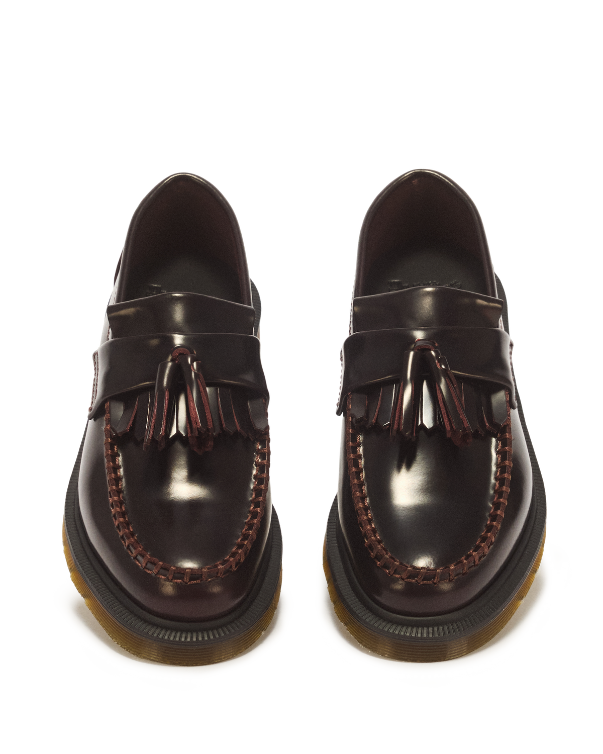 Adrian Arcadia Leather Tassel Loafers - view 4