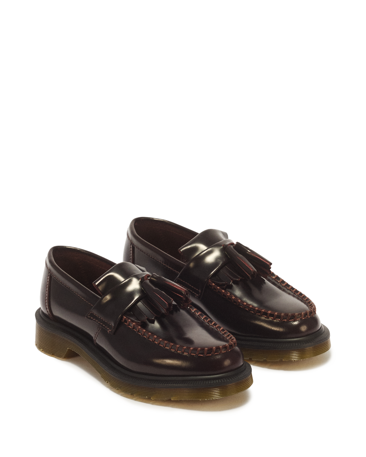 Adrian Arcadia Leather Tassel Loafers - view 5
