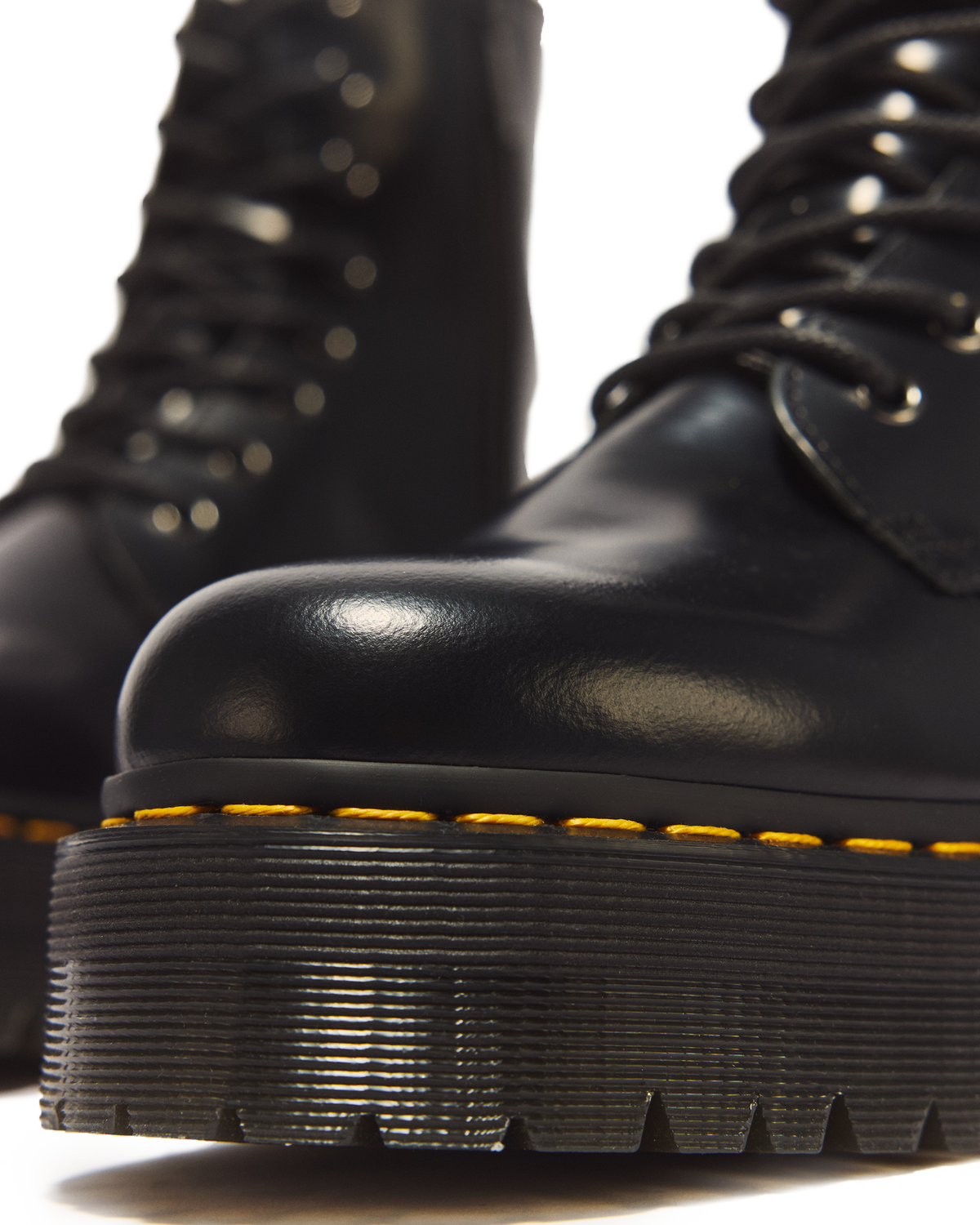 Jadon Boot Smooth Leather Platforms - view 8