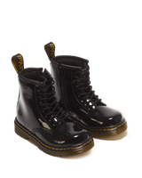 Toddler 1460 Patent Leather Lace Up Boots - view 5