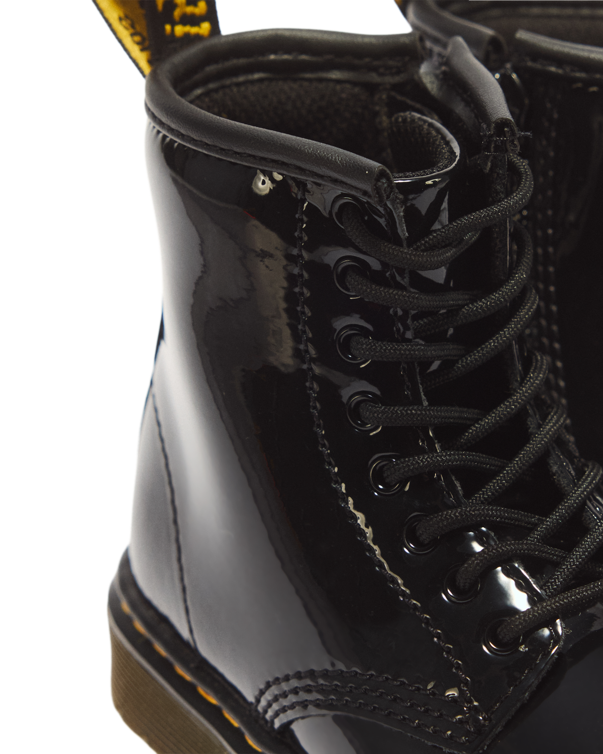 Toddler 1460 Patent Leather Lace Up Boots - view 8