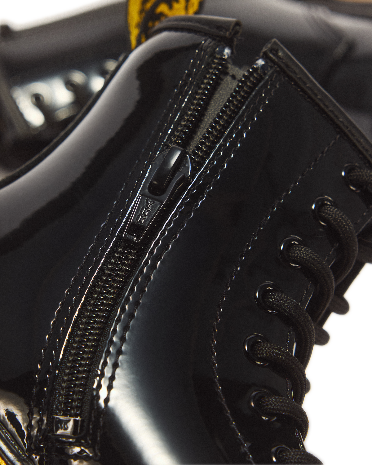 Junior 1460 Patent Leather Lace Up Boots - view 3