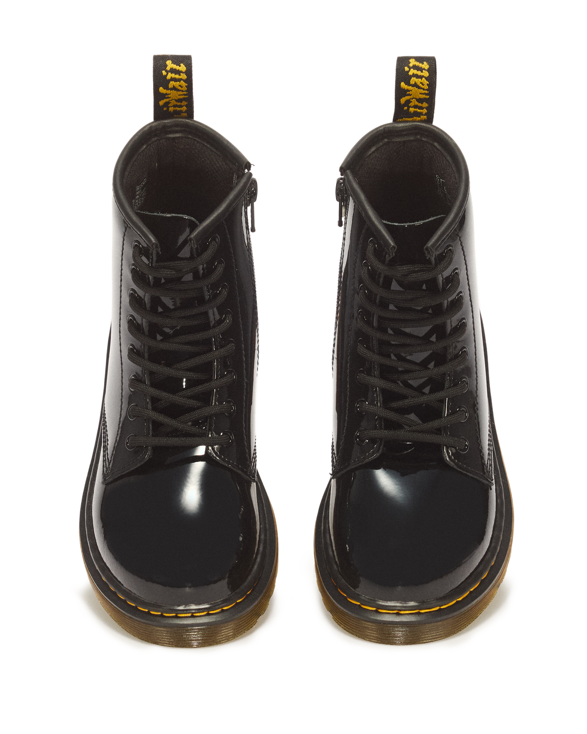 Junior 1460 Patent Leather Lace Up Boots - view 4