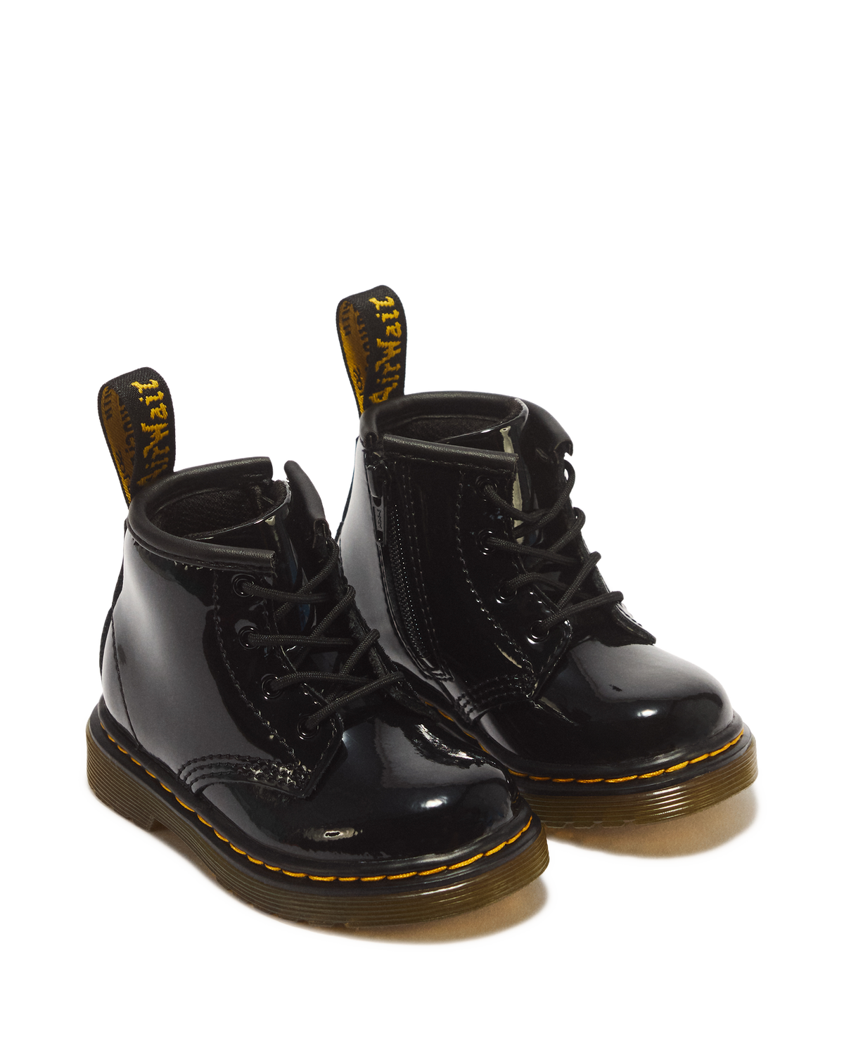 Infant 1460 Patent Leather Lace Up Boots - view 5