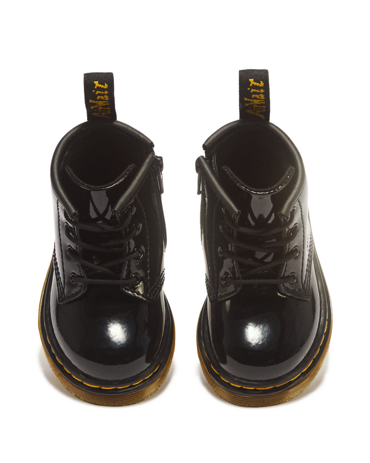 Infant 1460 Patent Leather Lace Up Boots - view 4