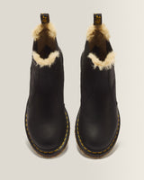 2976 Women's Faux Fur Lined Chelsea Boots - view 4