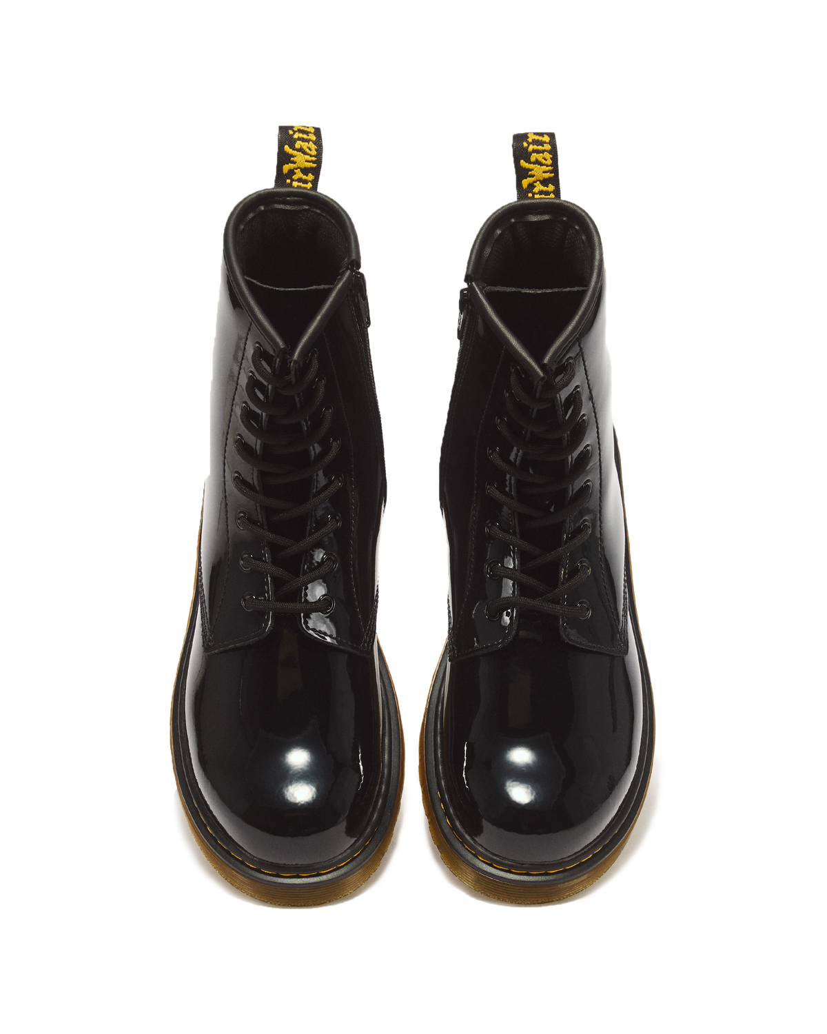 Youth 1460 Patent Leather Lace Up Boots - view 4