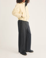 Adrian Yellow Stitch Leather Tassel Loafers - view 2