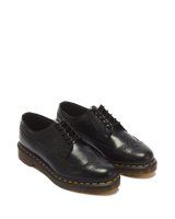 3989 Yellow Stitch Smooth Leather Brogue Shoes - view 5