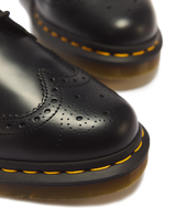 3989 Yellow Stitch Smooth Leather Brogue Shoes - view 3