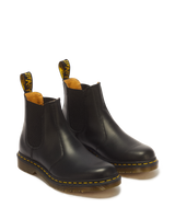 2976 Yellow Stitch Smooth Leather Chelsea Boots - view 5