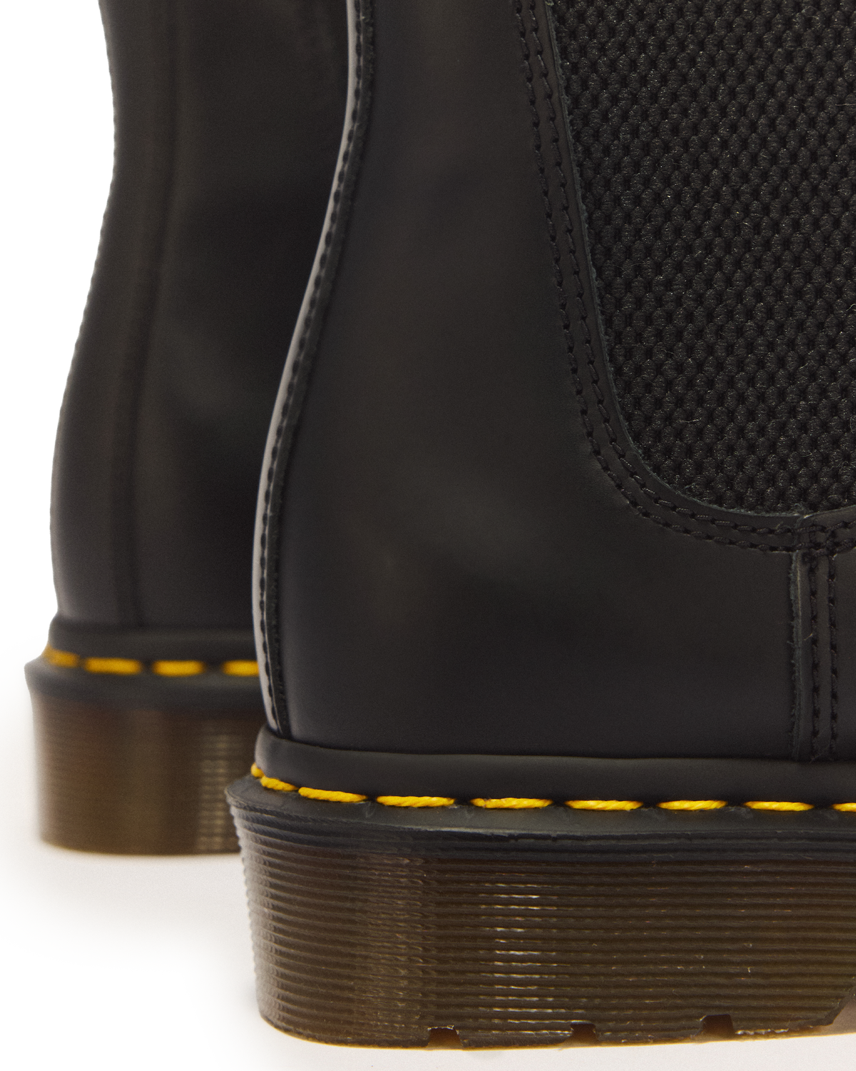 2976 Yellow Stitch Smooth Leather Chelsea Boots - view 8