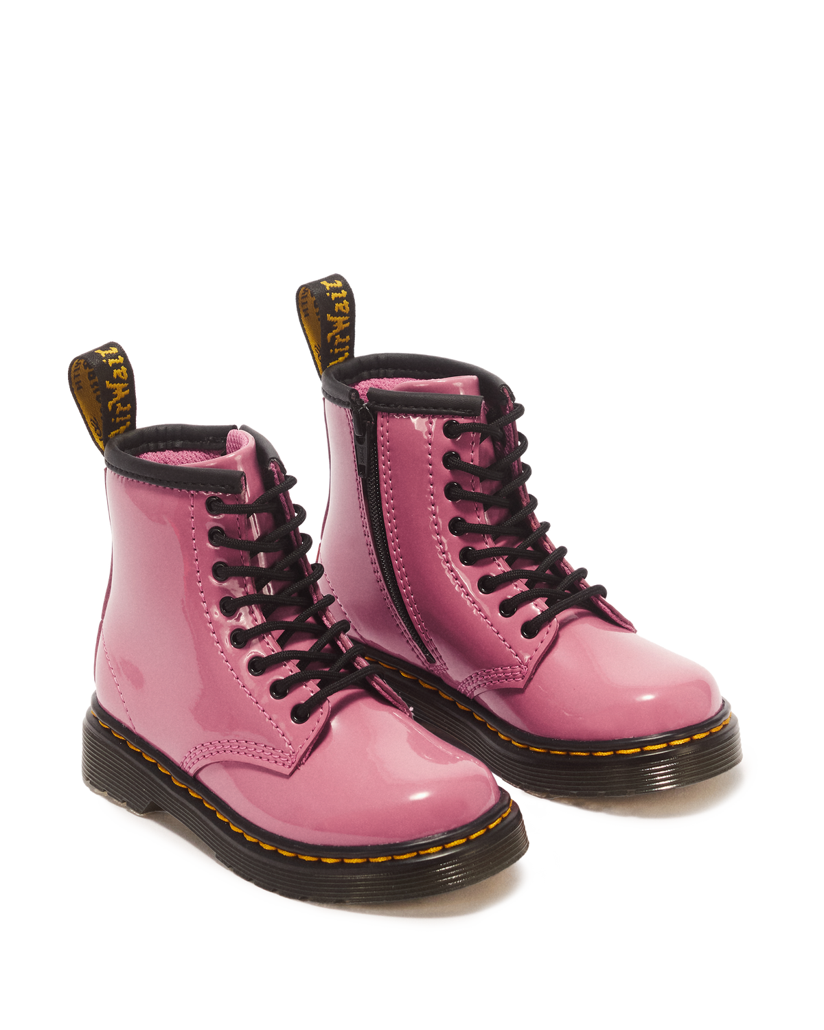 Toddler 1460 Patent Lamper Leather Boots - view 5