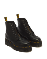 Sinclair Milled Nappa Leather Platform Boots - view 5
