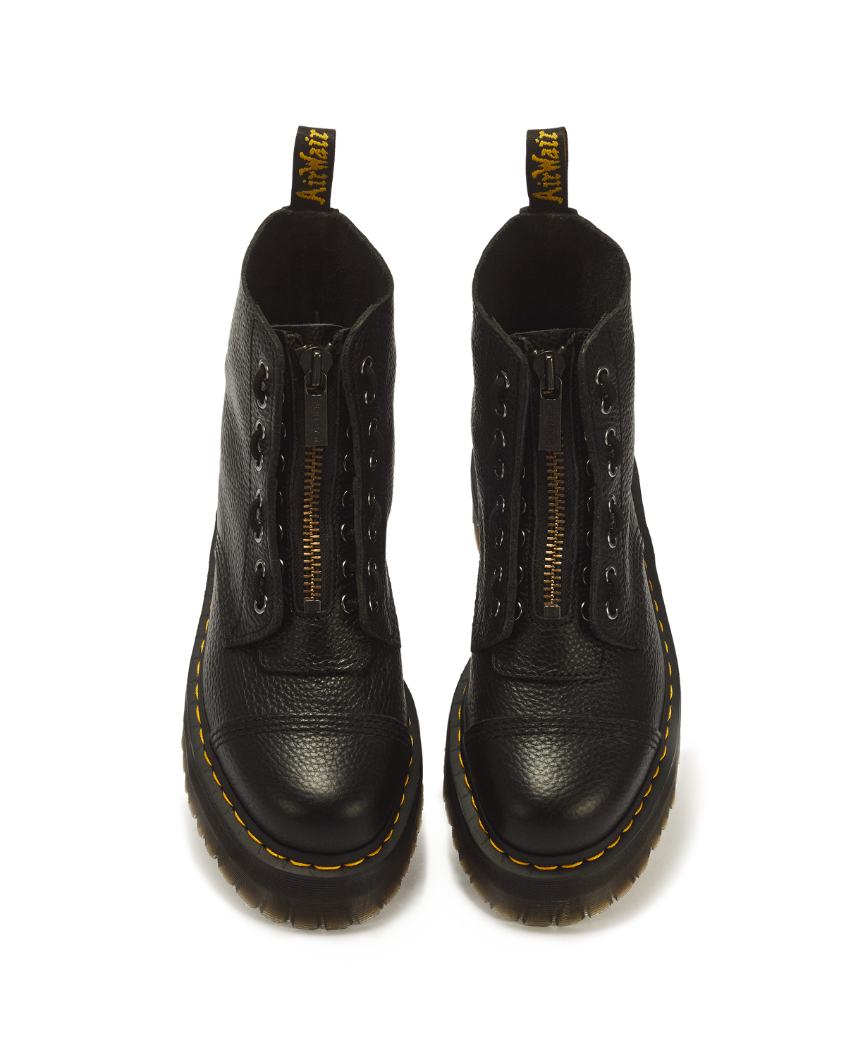 Sinclair Milled Nappa Leather Platform Boots - view 4