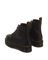 Sinclair Milled Nappa Leather Platform Boots - view 6