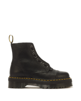 Sinclair Milled Nappa Leather Platform Boots - view 1