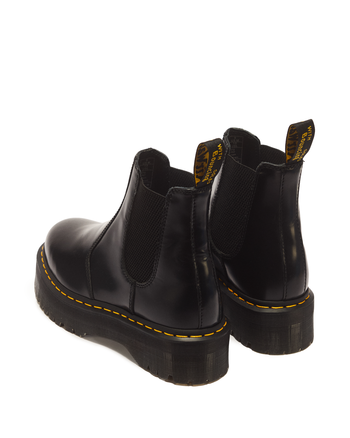 2976 Smooth Leather Platform Chelsea Boots - view 6
