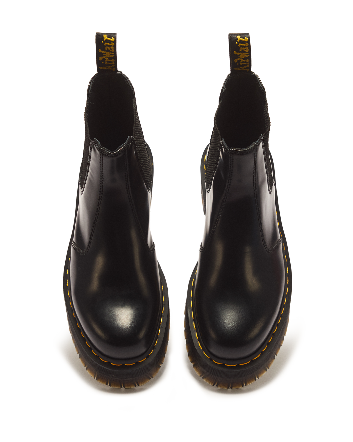 2976 Smooth Leather Platform Chelsea Boots - view 4