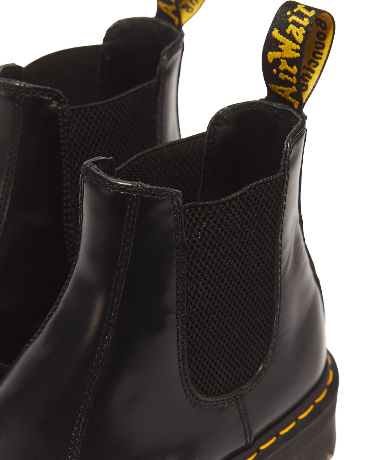 2976 Smooth Leather Platform Chelsea Boots - view 3