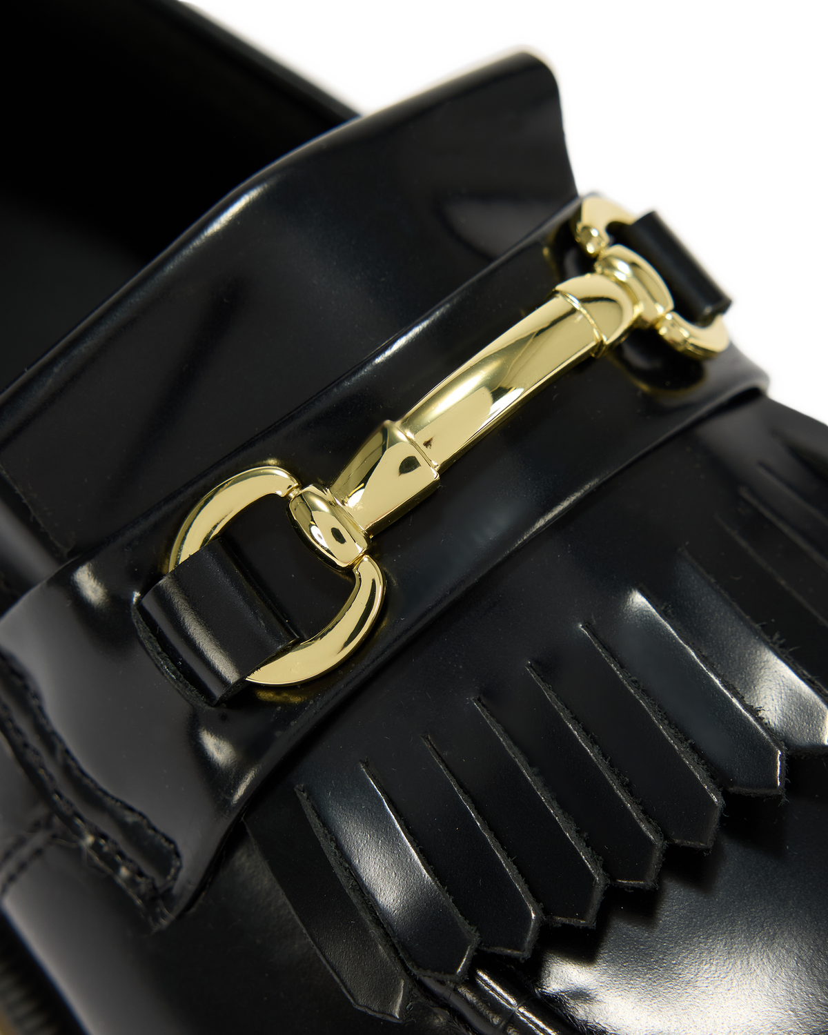 Adrian Snaffle Smooth Leather Kiltie Loafers - view 8