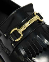 Adrian Snaffle Smooth Leather Kiltie Loafers - view 8