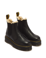 2976 Faux Fur Lined Platform Chelsea Boots - view 5