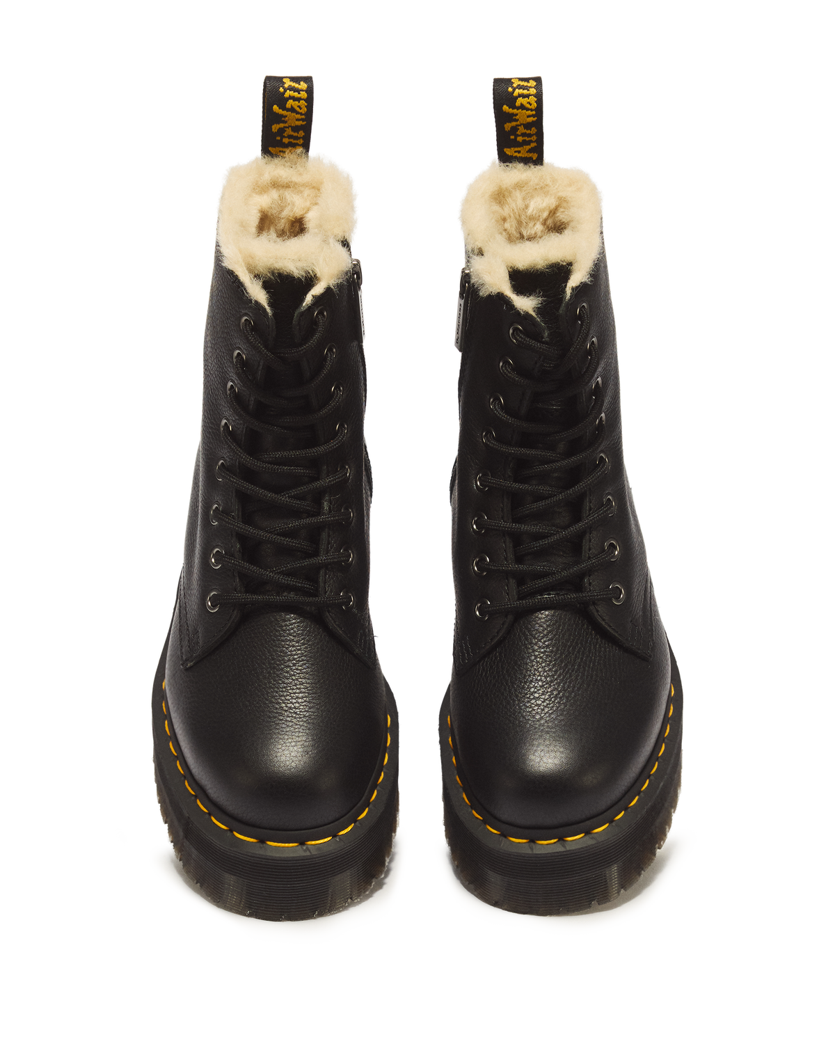Jadon Boot Leather Faux Fur Lined Platforms - view 4