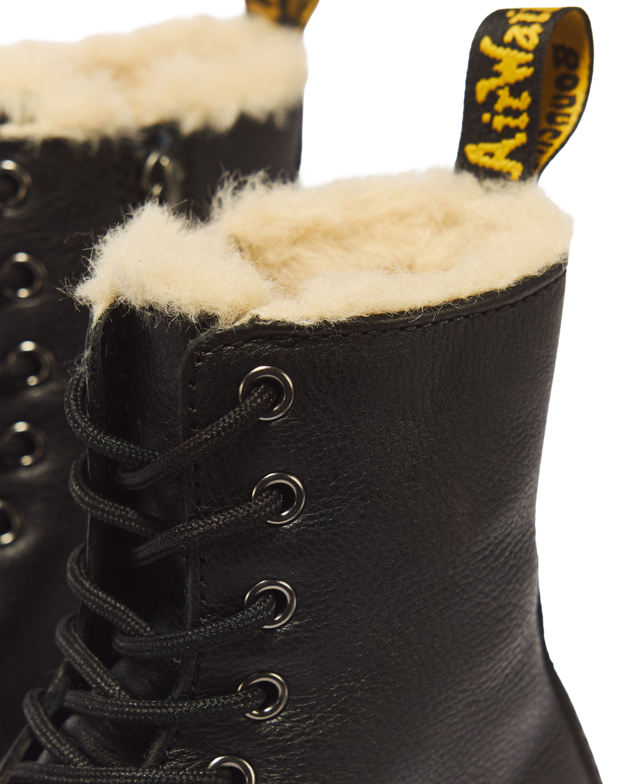 Jadon Boot Leather Faux Fur Lined Platforms - view 3