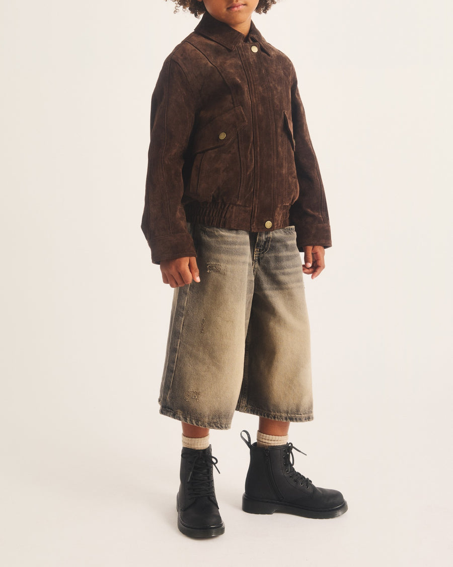 Junior 1460 Faux Fur Lined Boots - view 2