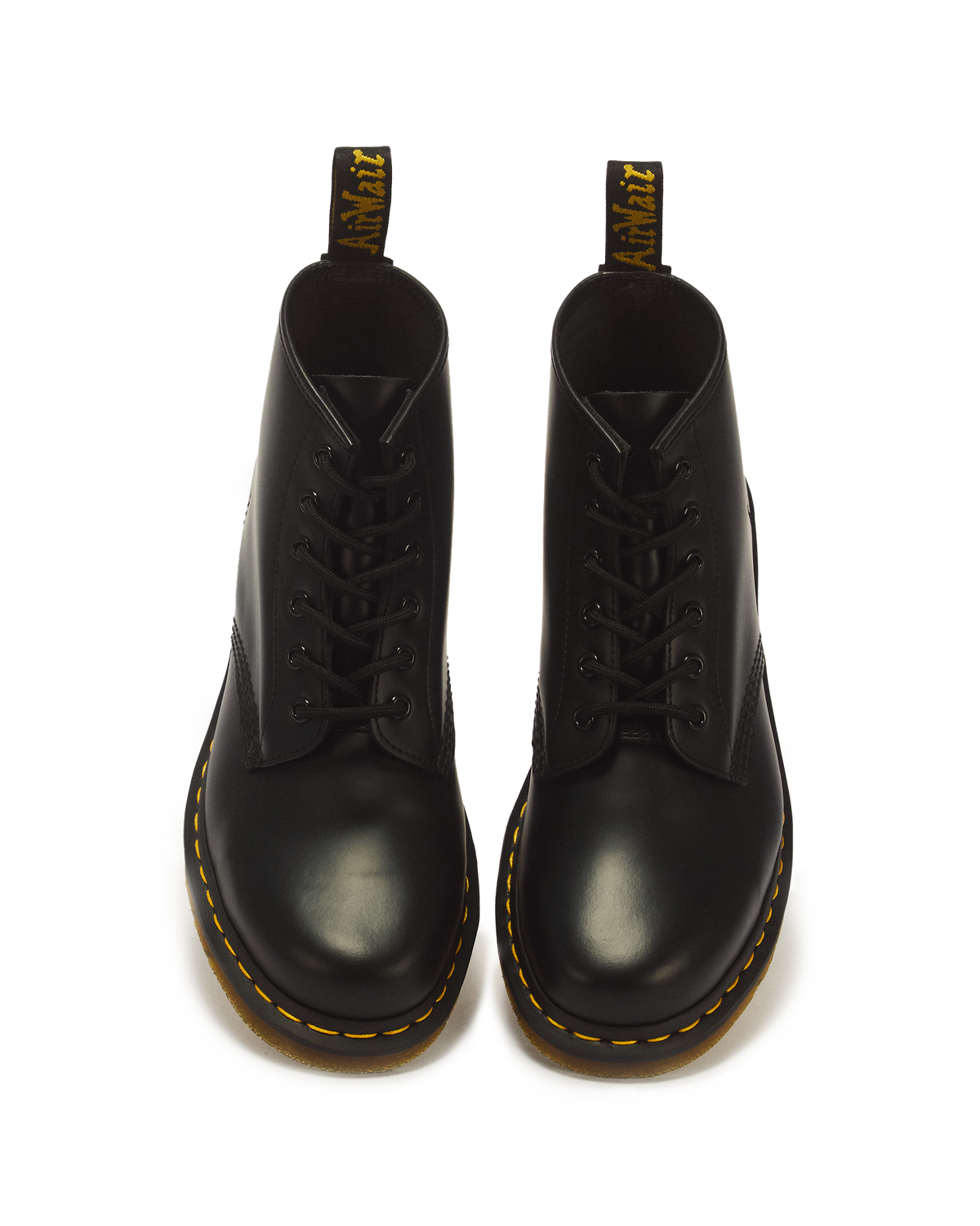 101 Yellow Stitch Smooth Leather Ankle Boots - view 4