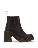 Spence Leather Flared Heel Chelsea Boots - view 1