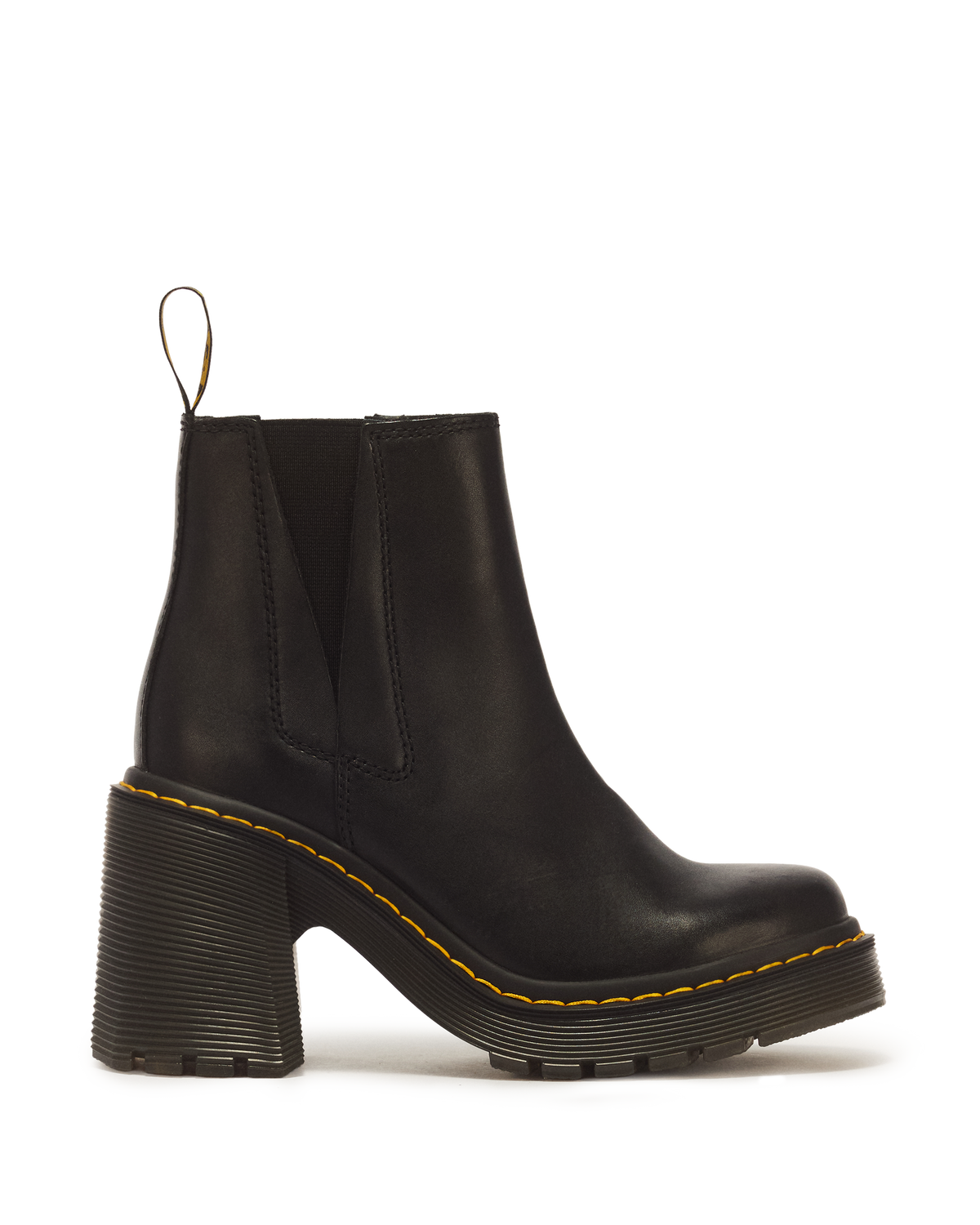 Spence Leather Flared Heel Chelsea Boots - view 1