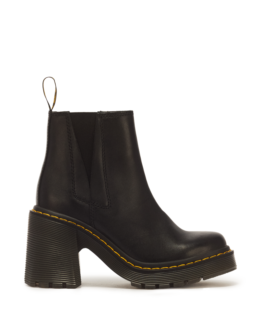 Spence Leather Flared Heel Chelsea Boots - view 1