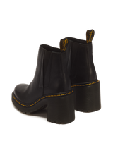 Spence Leather Flared Heel Chelsea Boots - view 6