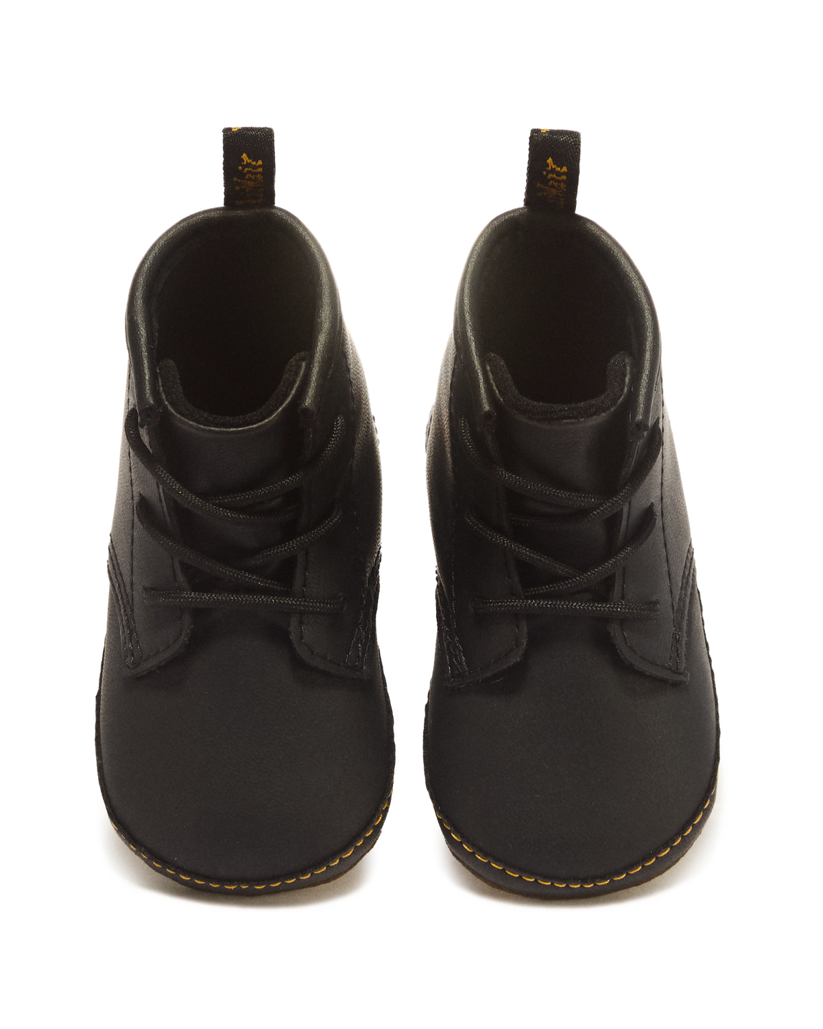 Newborn 1460 Auburn Leather Booties - view 4