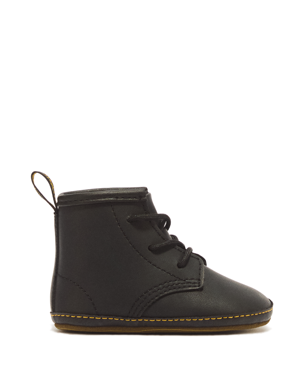 Newborn 1460 Auburn Leather Booties - view 1