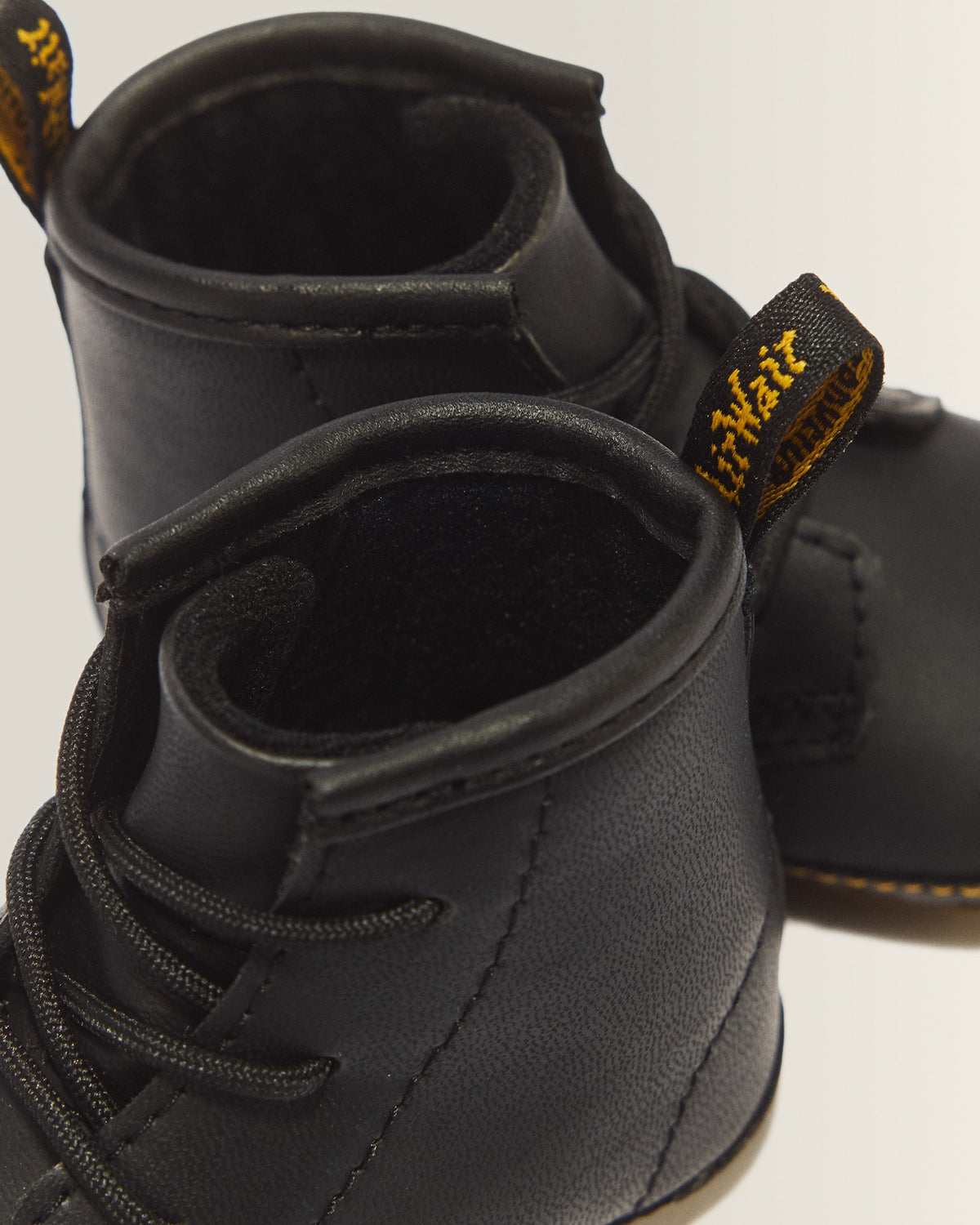 Newborn 1460 Auburn Leather Booties - view 2