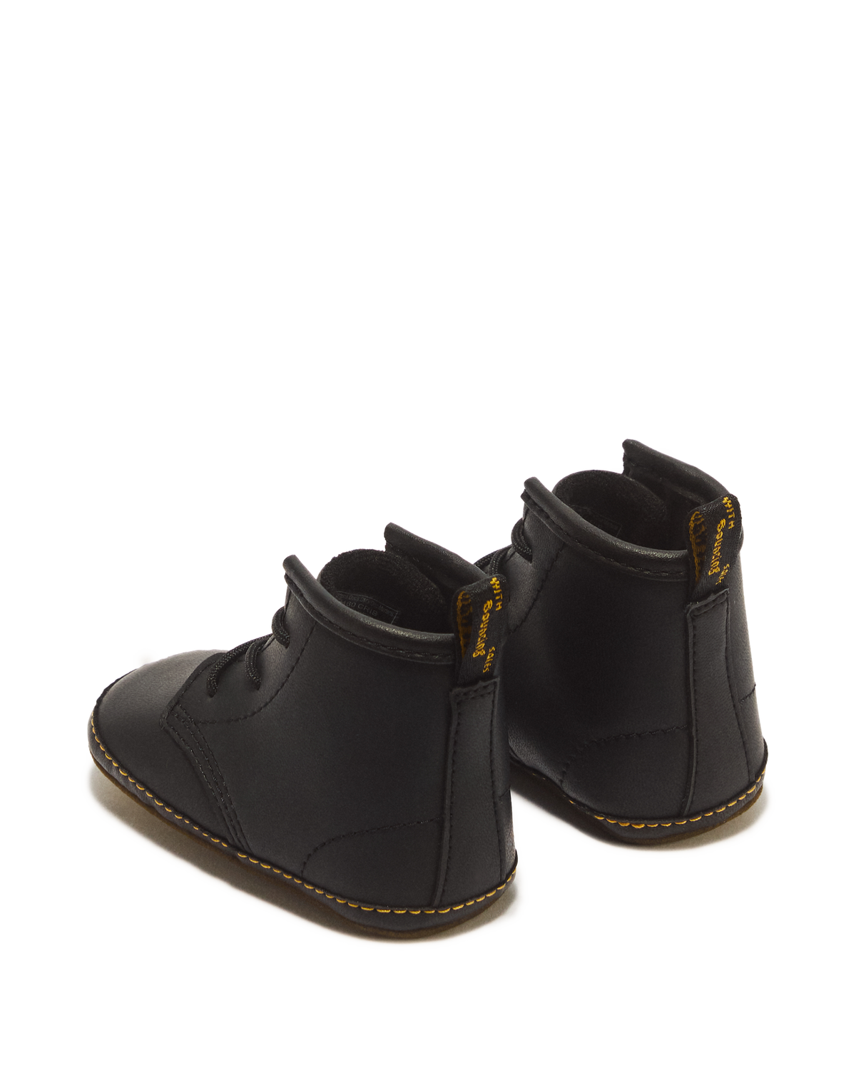 Newborn 1460 Auburn Leather Booties - view 6