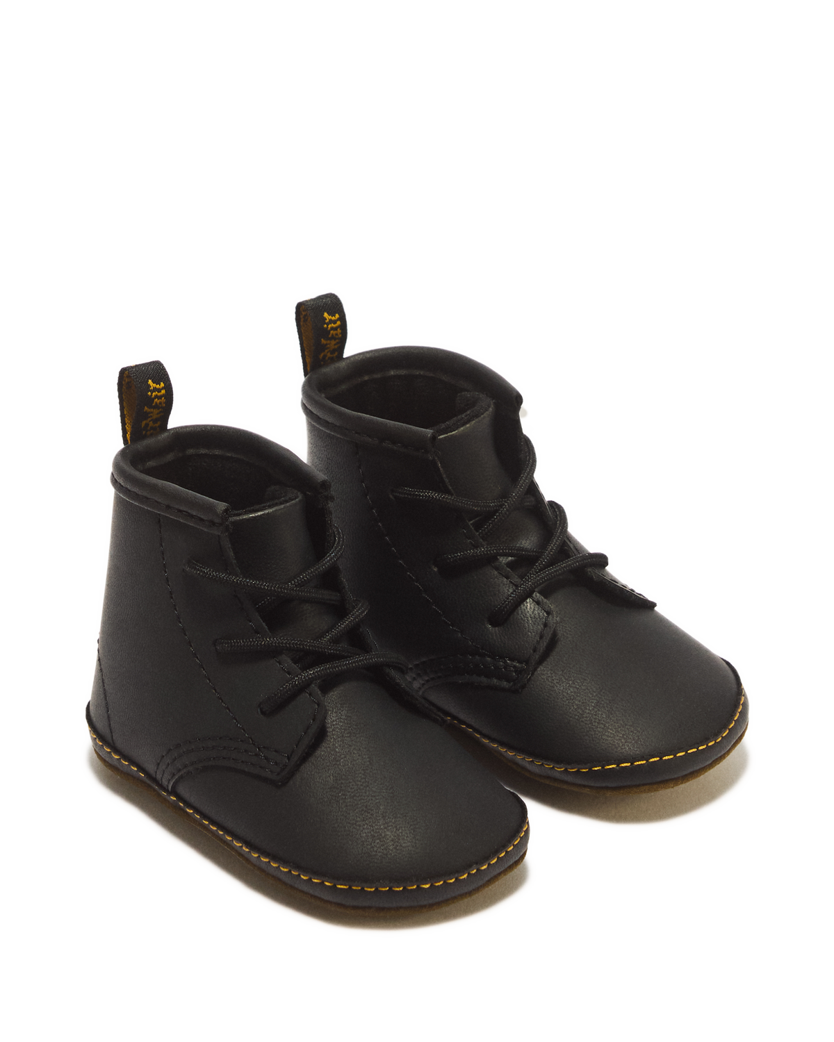Newborn 1460 Auburn Leather Booties - view 5