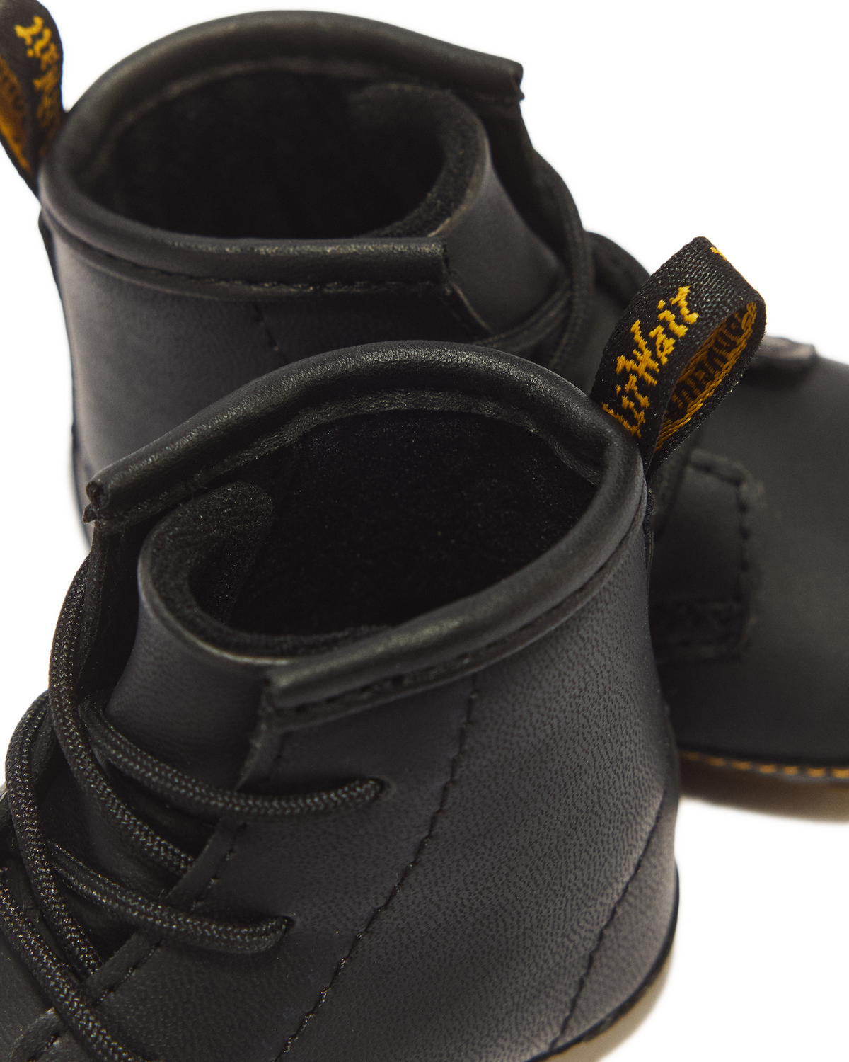 Newborn 1460 Auburn Leather Booties - view 3