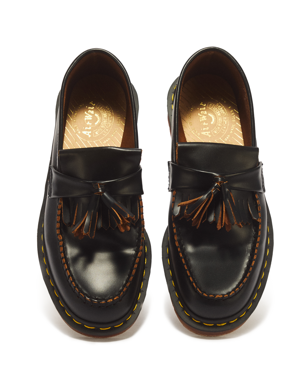 Adrian Made in England Quilon Leather Tassel Loafers - view 4