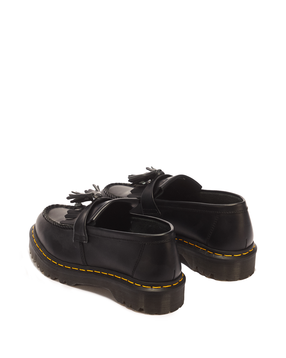 Adrian Bex Smooth Leather Tassel Loafers - view 6