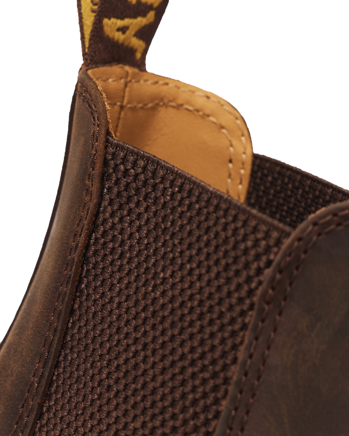 2976 Yellow Stitch Crazy Horse Leather Chelsea Boots - view 3