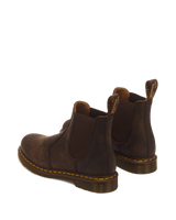 2976 Yellow Stitch Crazy Horse Leather Chelsea Boots - view 6