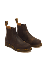 2976 Yellow Stitch Crazy Horse Leather Chelsea Boots - view 5